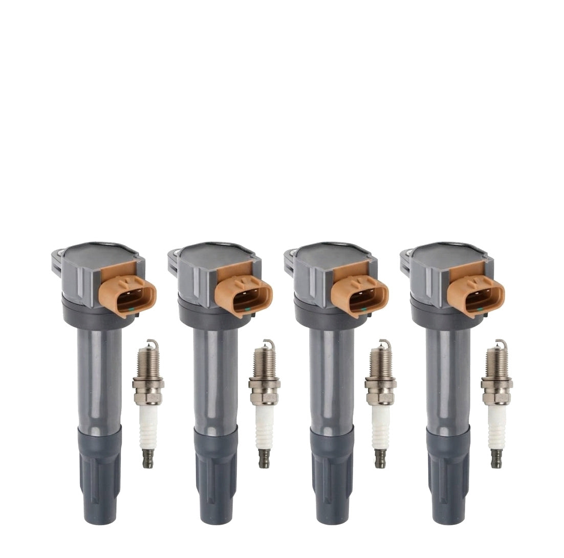 Ignition Coil and Iridium Spark Plugs for Suzuki Kizashi (2010-2013) 2.4L