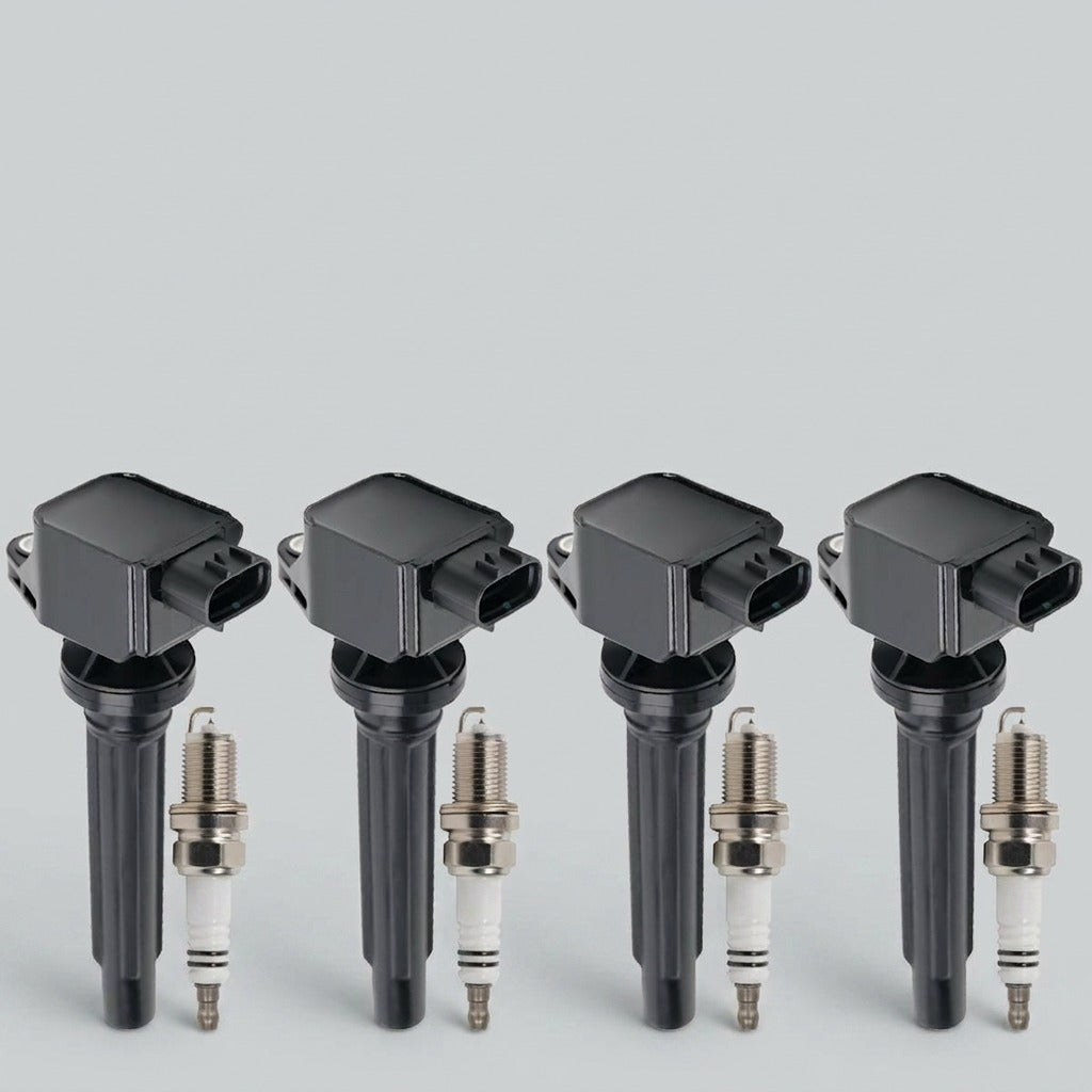 Ignition Coil and Iridium Spark Plugs for Suzuki SX4 (2007-2009) 2.0L