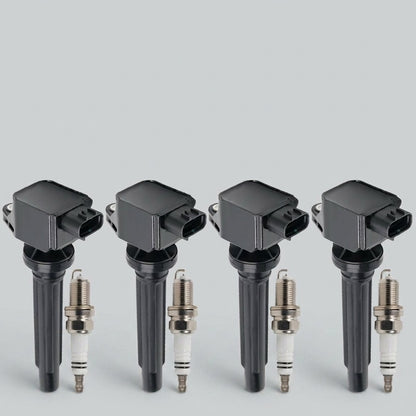 Ignition Coil and Iridium Spark Plugs for Suzuki SX4 (2007-2009) 2.0L