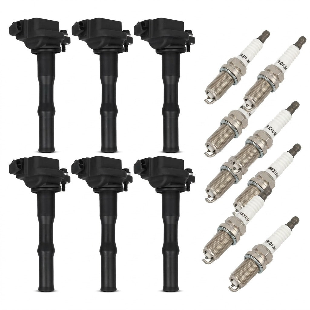 Ignition Coil and Iridium Spark Plugs for Toyota Camry (1994-1995) 3.0L