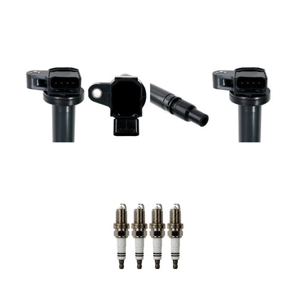 Ignition Coil and Iridium Spark Plugs for Toyota Celica (2000-2005) 1.8L
