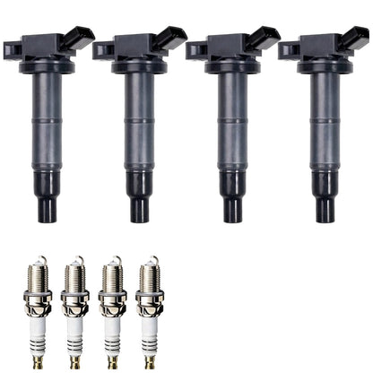 Ignition Coil and Iridium Spark Plugs for Toyota Highlander (2001-2007) 2.4L
