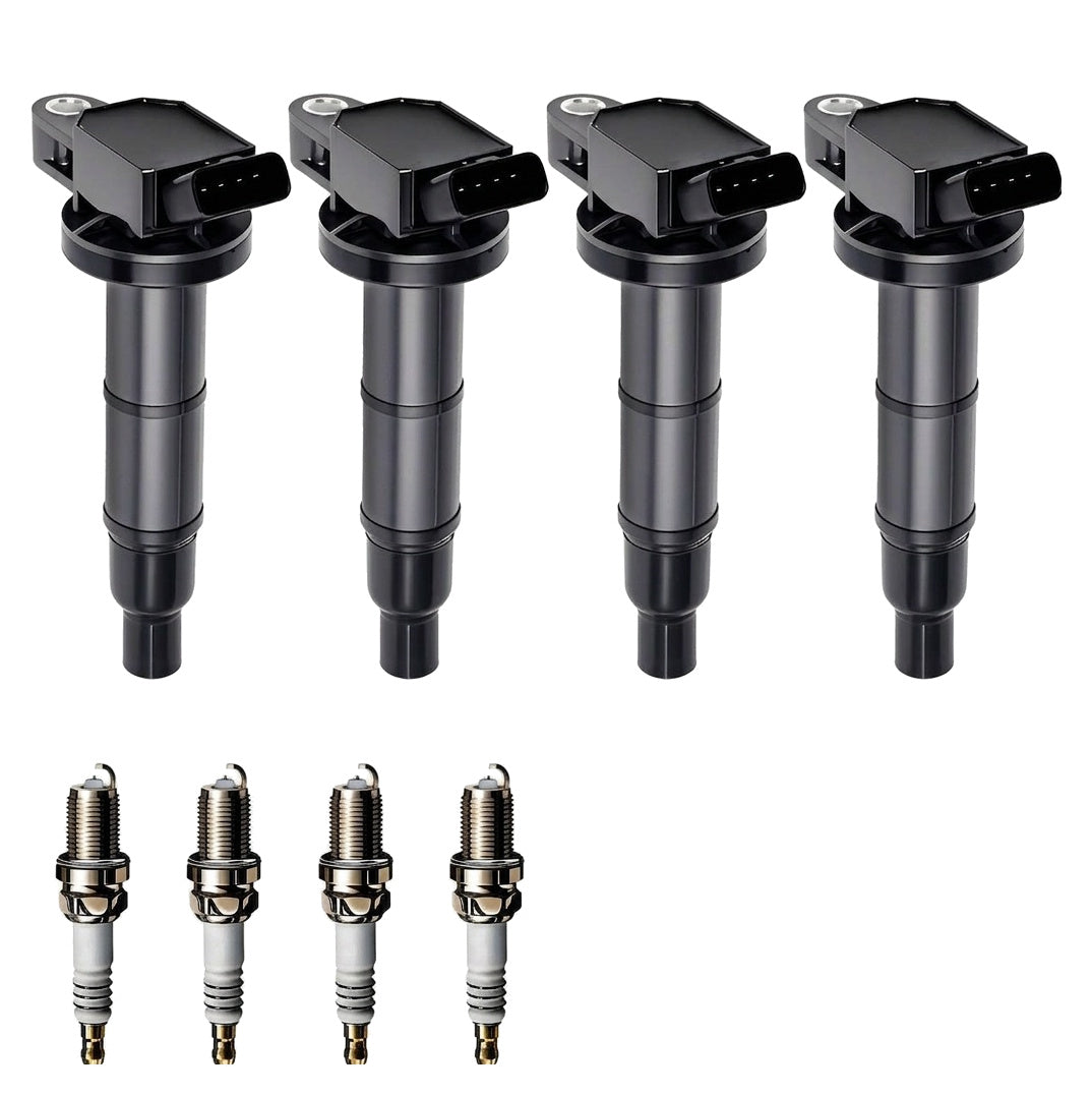 Ignition Coil and Iridium Spark Plugs for Toyota Matrix (2009-2013) 2.4L