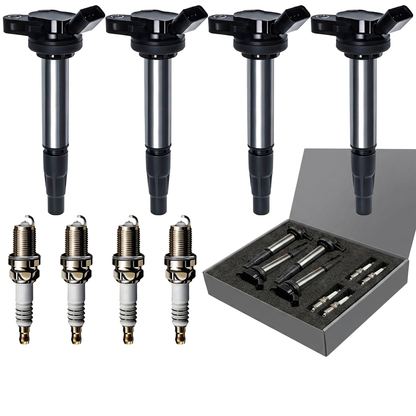 Ignition Coil and Iridium Spark Plugs for Toyota Matrix (2009-2014) 1.8L