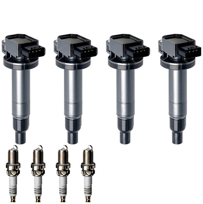 Ignition Coil and Iridium Spark Plugs for Toyota Prius (2001-2009) 1.5L