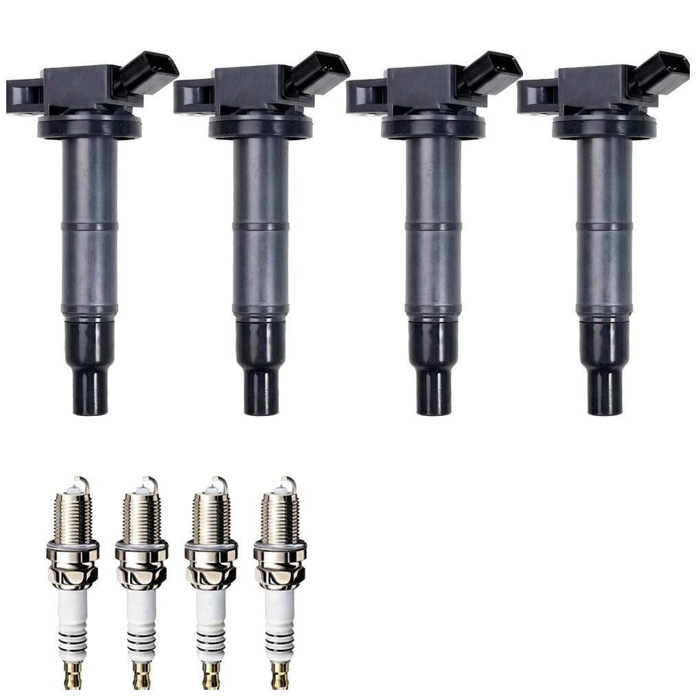 Ignition Coil and Iridium Spark Plugs for Toyota RAV4 (2004-2008) 2.4L