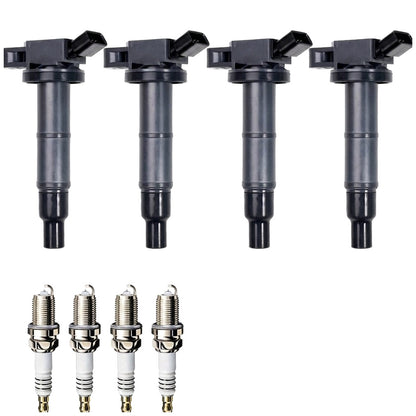 Ignition Coil and Iridium Spark Plugs for Toyota RAV4 (2004-2008) 2.4L