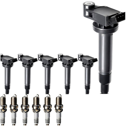 Ignition Coil and Iridium Spark Plugs for Toyota Sienna (2001-2006) 3.3L