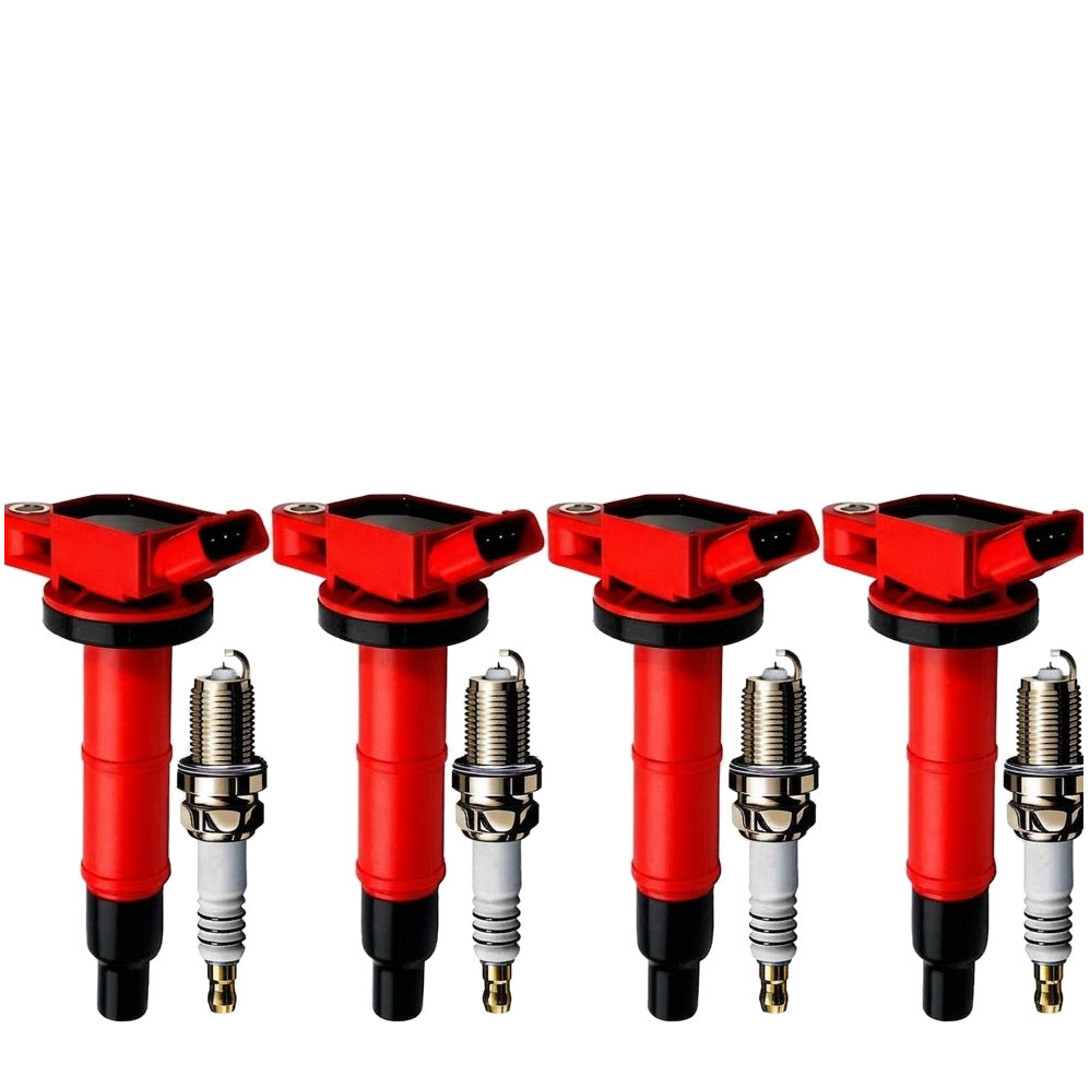 Ignition Coil and Iridium Spark Plugs for Toyota Solara (2002-2006) 2.4L