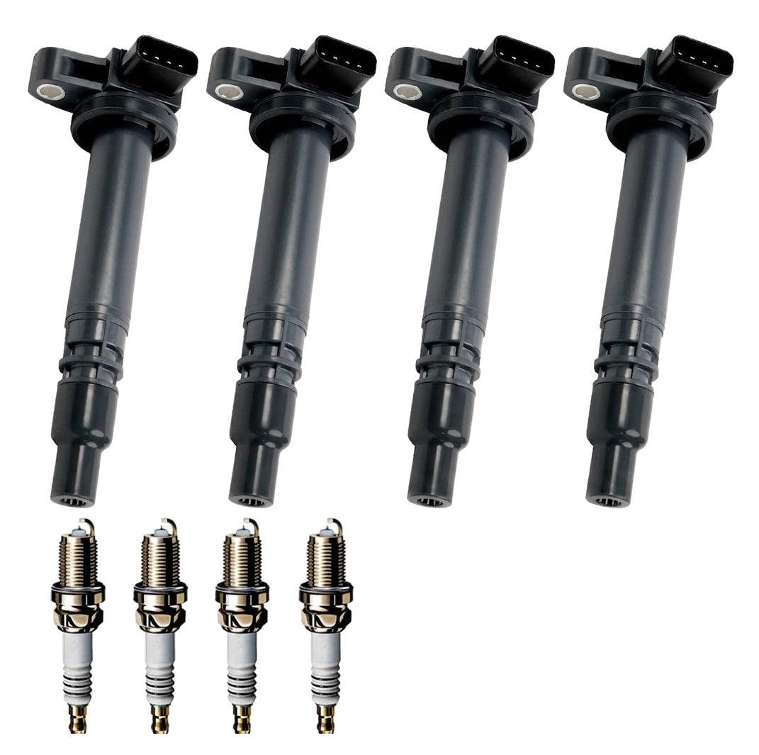 Ignition Coil and Iridium Spark Plugs for Toyota Tacoma (2000-2004) 2.4L