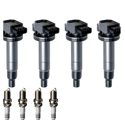 Ignition Coil and Iridium Spark Plugs for Toyota Yaris (2004-2005) 1.3L