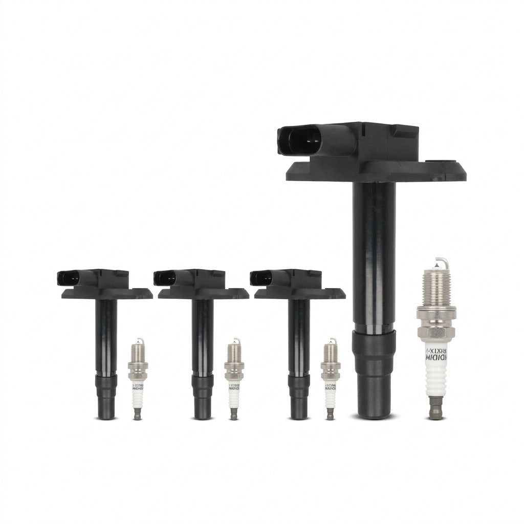 Ignition Coil and Iridium Spark Plugs for Volkswagen Sharan (2002-2007) 1.8L