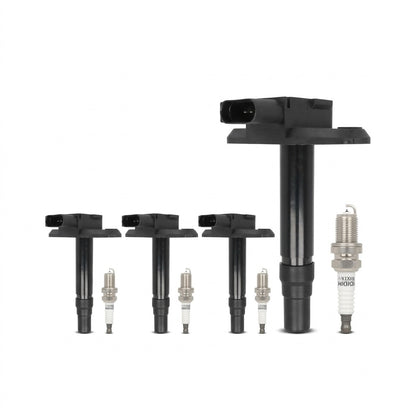 Ignition Coil and Iridium Spark Plugs for Volkswagen Sharan (2002-2007) 1.8L