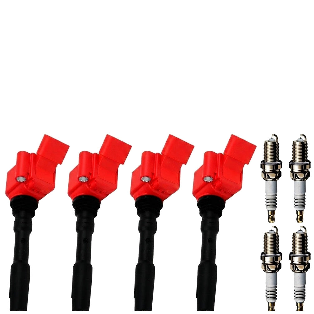 Ignition Coil and Iridium Spark Plugs for Volkswagen Tiguan (2018-2022) 2.0L