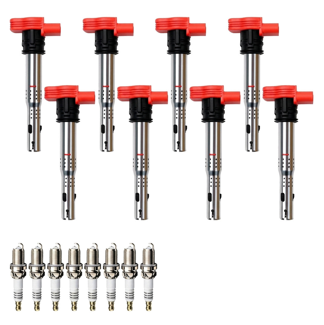 Ignition Coil and Iridium Spark Plugs for Volkswagen Touareg (2011-2014) 4.2L