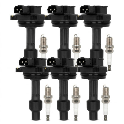 Ignition Coil and Iridium Spark Plugs for Volvo 960 (1992-1997) 2.9L