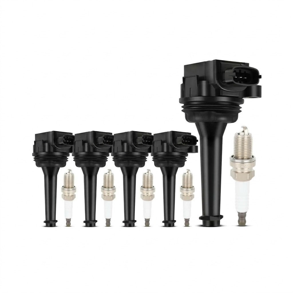 Ignition Coil and Iridium Spark Plugs for Volvo C70 (1999-2004) 2.3L 2.4L
