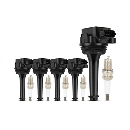 Ignition Coil and Iridium Spark Plugs for Volvo C70 (1999-2004) 2.3L 2.4L