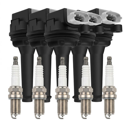 Ignition Coil and Iridium Spark Plugs for Volvo C70 (2006-2013) 2.5L