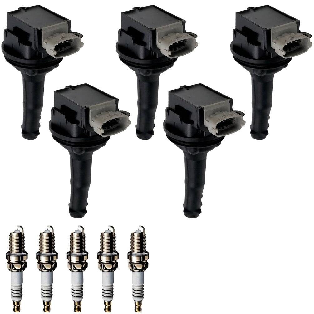 Ignition Coil and Iridium Spark Plugs for Volvo S60 (2012-2016) 2.5L