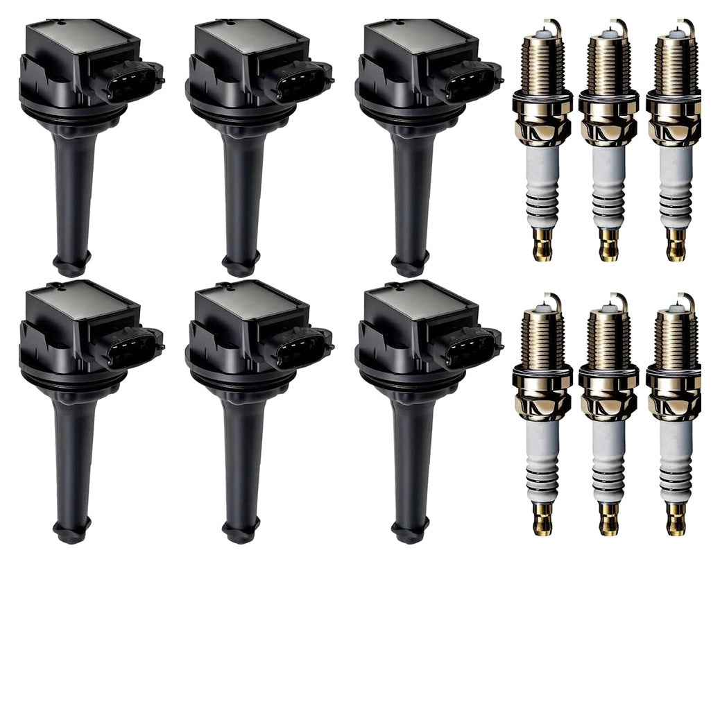 Ignition Coil and Iridium Spark Plugs for Volvo S80 (1999-2003) 2.8L