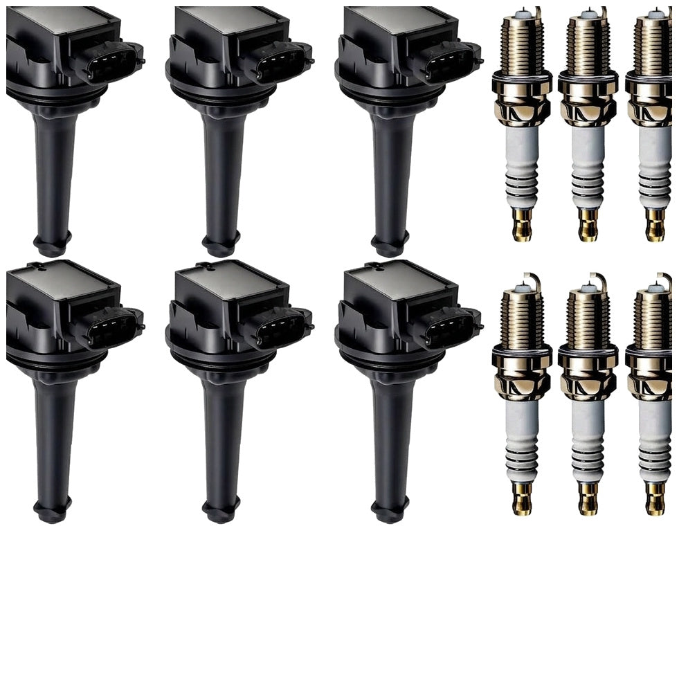Ignition Coil and Iridium Spark Plugs for Volvo S80 (1999-2006) 2.9L