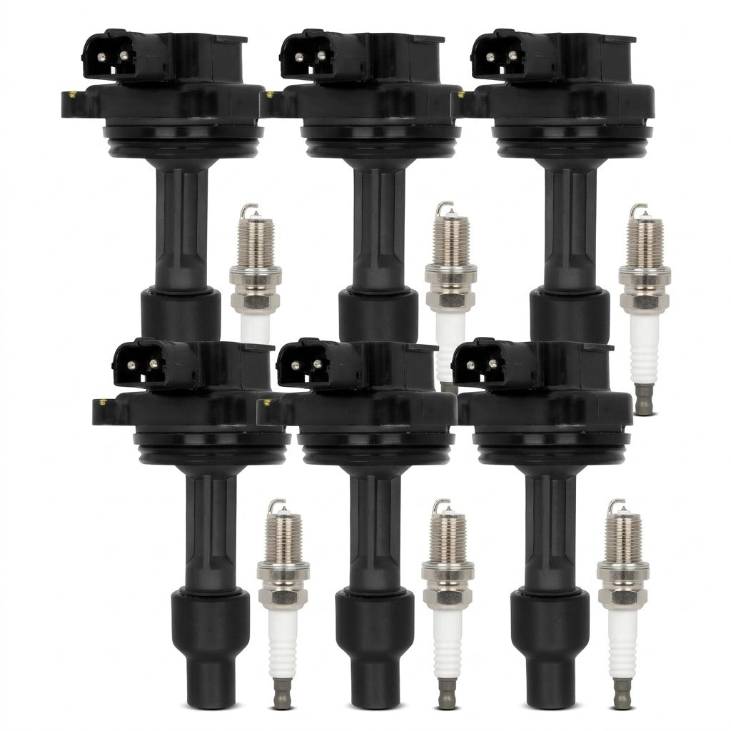 Ignition Coil and Iridium Spark Plugs for Volvo S90 (1997-1998) 2.9L