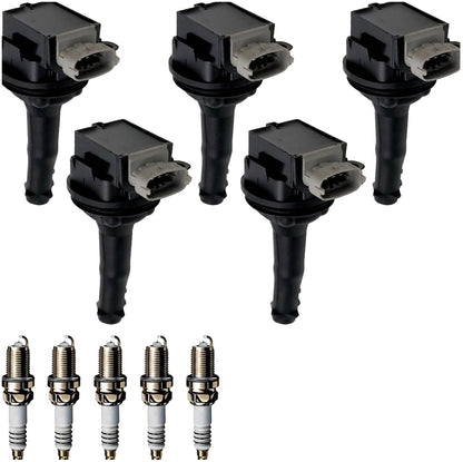 Ignition Coil and Iridium Spark Plugs for Volvo XC60 (2015-2016) 2.5L