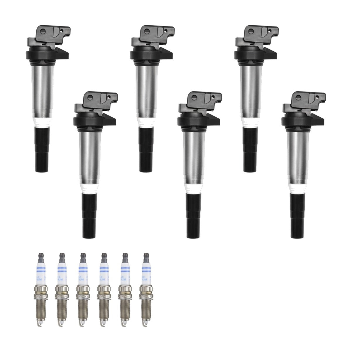 Ignition Coil and Platinum Spark Plug Kit for Rolls Royce Ghost (2011-2012) 6.6L