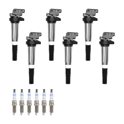 Ignition Coil and Platinum Spark Plug Kit for Rolls Royce Ghost (2011-2012) 6.6L