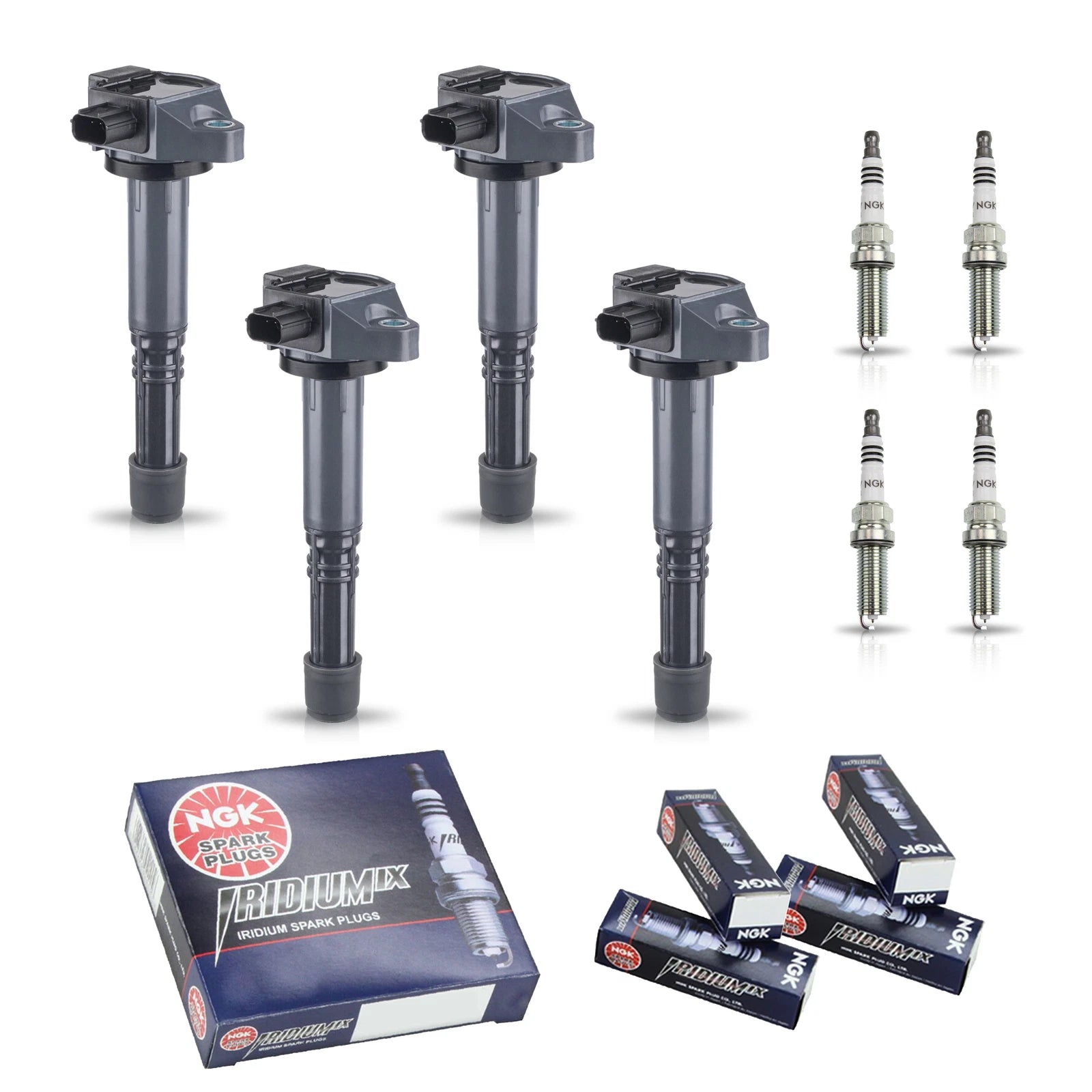 Ignition Coil & Iridium Spark Plugs for Acura ILX (2016-2022) 2.4L