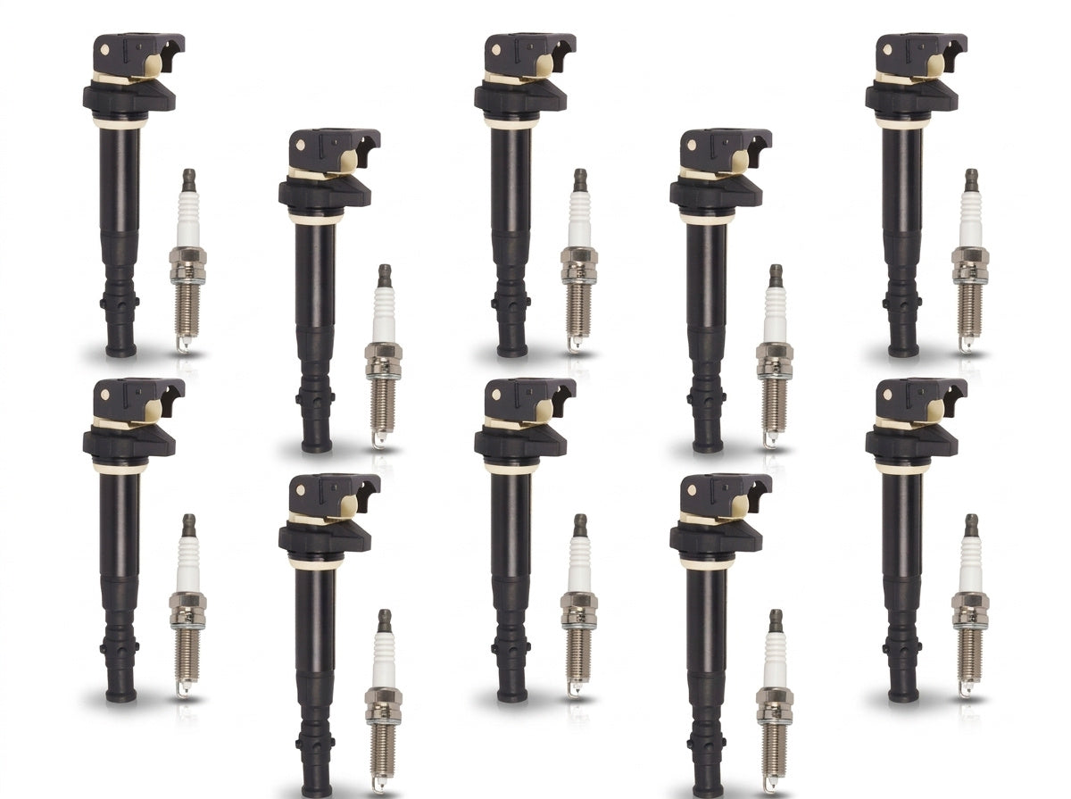 Ignition Coil + Iridium Spark Plugs for BMW M5 (2006-2010) 5.0L