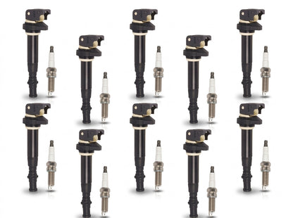 Ignition Coil + Iridium Spark Plugs for BMW M5 (2006-2010) 5.0L