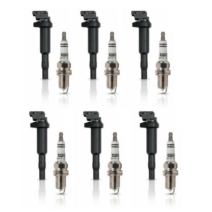 Ignition Coil & Iridium Spark Plugs for BMW Z4 (2006-2011) 3.0L I6