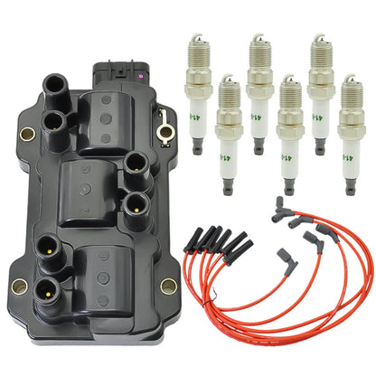 Ignition Coil & Iridium Spark Plugs for Buick Terraza (2006-2007) 3.9L V6