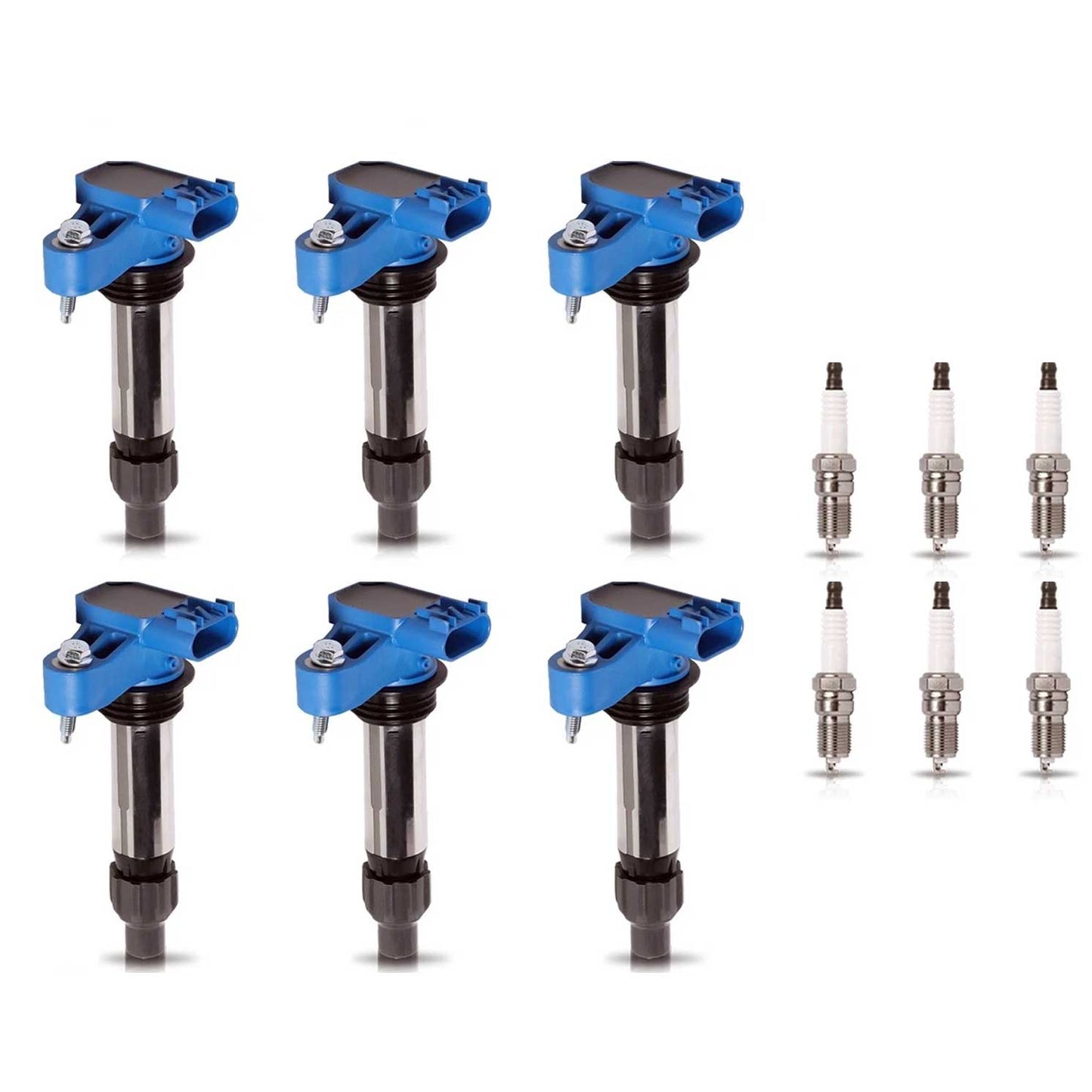 Ignition Coil & Iridium Spark Plugs for Cadillac CTS STS XTS (2008-2019) 3.0L 3.6L V6