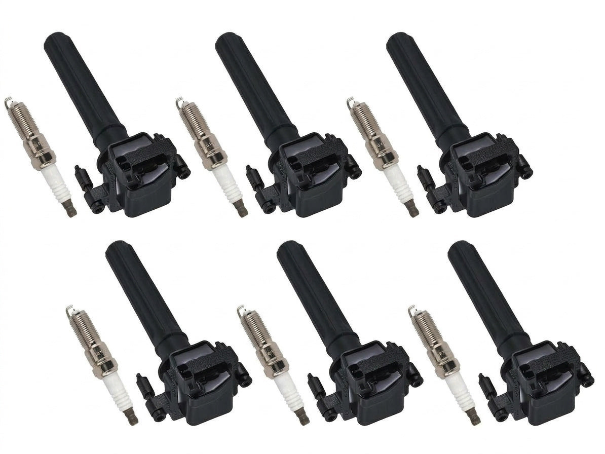 Ignition Coil + Iridium Spark Plugs for Chrysler Intrepid (1998-2004) 2.7L