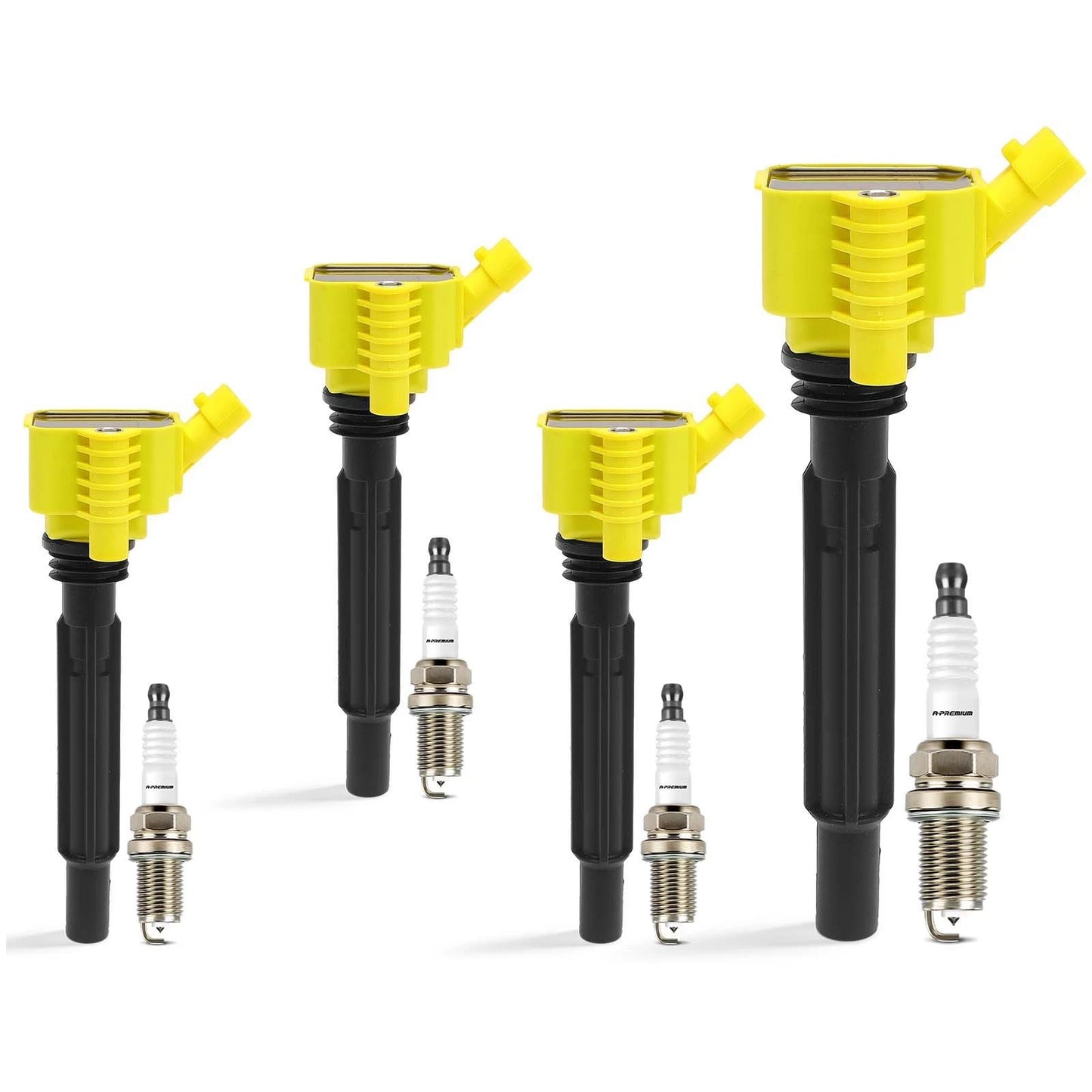 Ignition Coil & Iridium Spark Plugs for Dodge Dart (2013-2016) 1.4L Turbo
