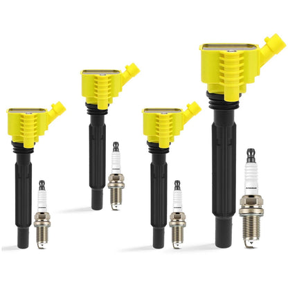 Ignition Coil & Iridium Spark Plugs for Dodge Dart (2013-2016) 1.4L Turbo