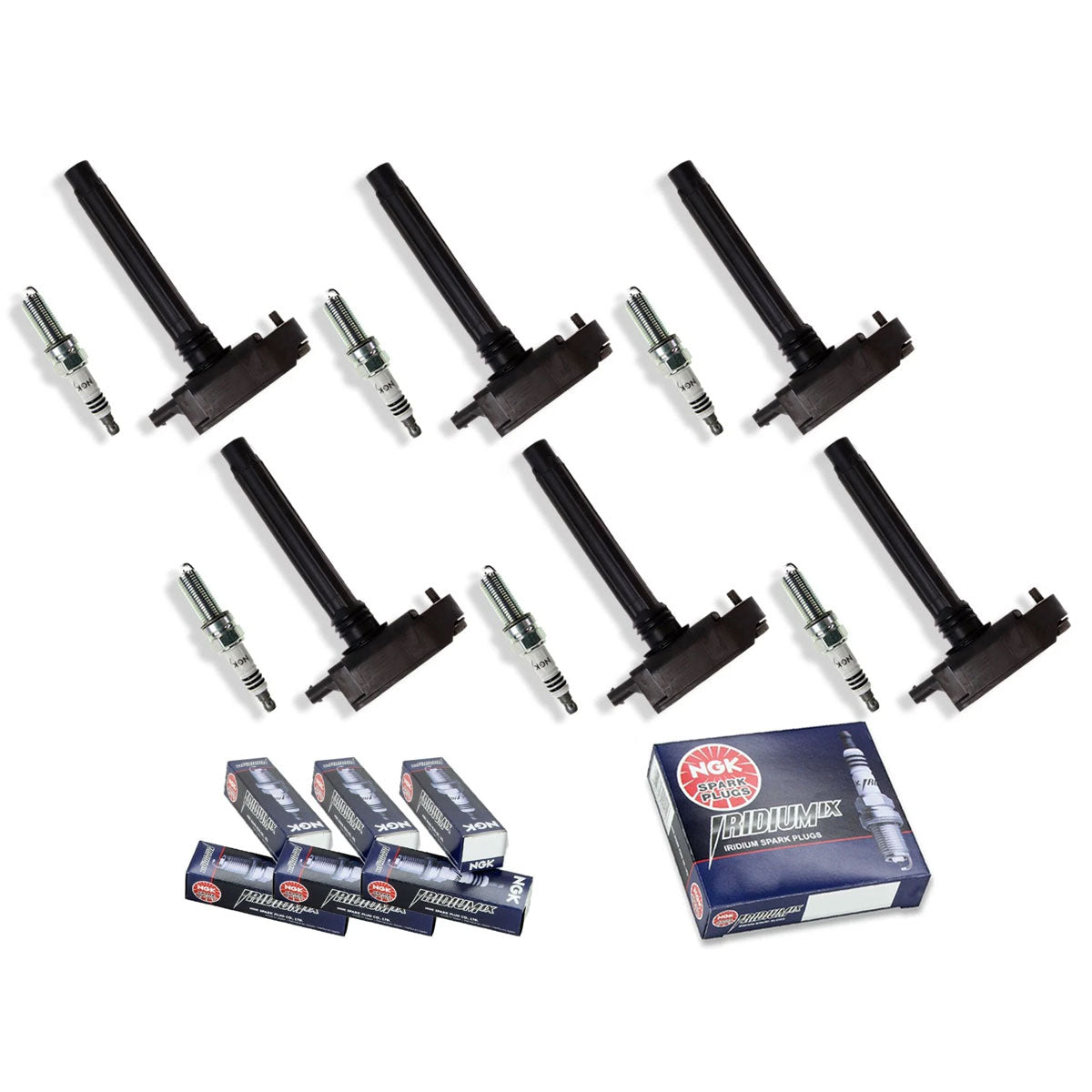 Ignition Coil & Iridium Spark Plugs for Dodge Ram (2019-2026) 3.6L V6