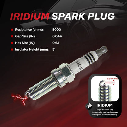 Ignition Coil & Iridium Spark Plugs for Dodge Ram (2019-2026) 3.6L V6
