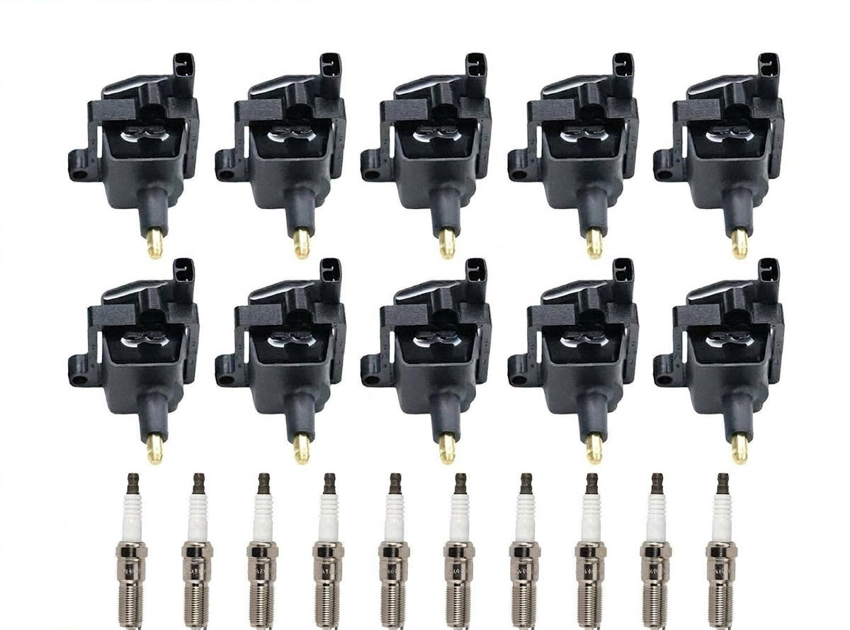 Ignition Coil + Iridium Spark Plugs for Dodge Viper (2008-2017) 8.4L