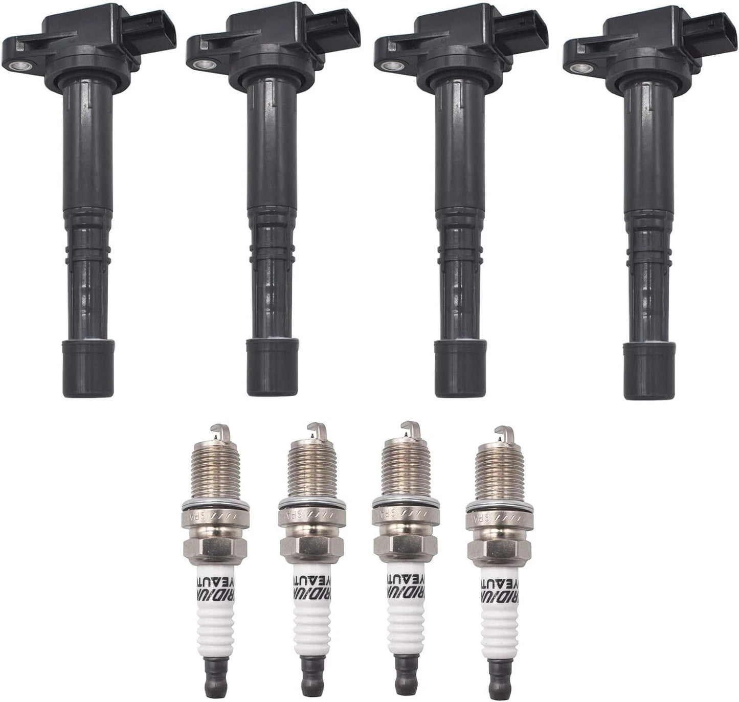 Ignition Coil & Iridium Spark Plugs for Honda Civic (2002-2011) 2.0L
