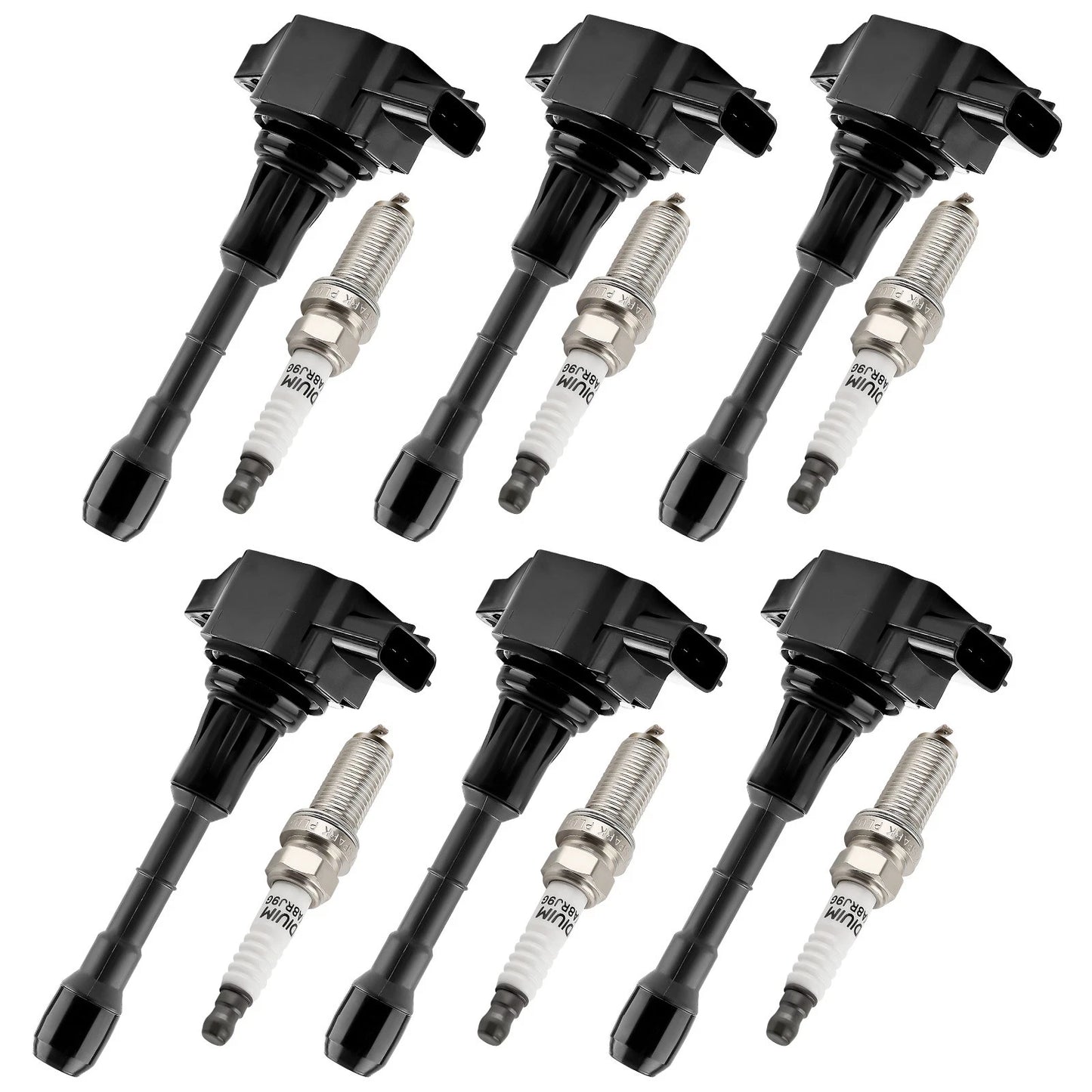 Ignition Coil & Iridium Spark Plugs for Infiniti M37 (2011-2013) 3.7L V6