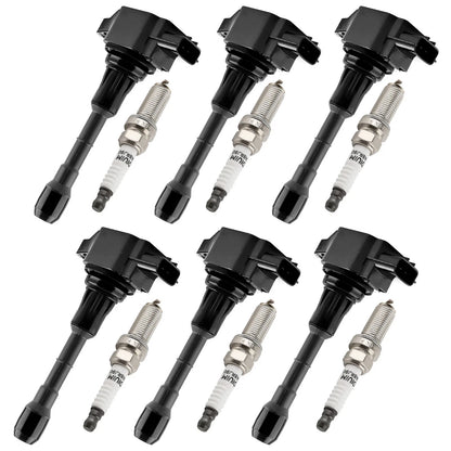 Ignition Coil & Iridium Spark Plugs for Infiniti Q70L (2014-2019) 3.7L V6
