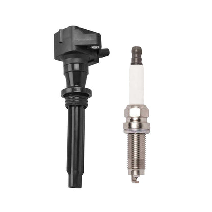 Ignition Coil & Iridium Spark Plugs for Jaguar XE (2017-2019) 3.0L V6