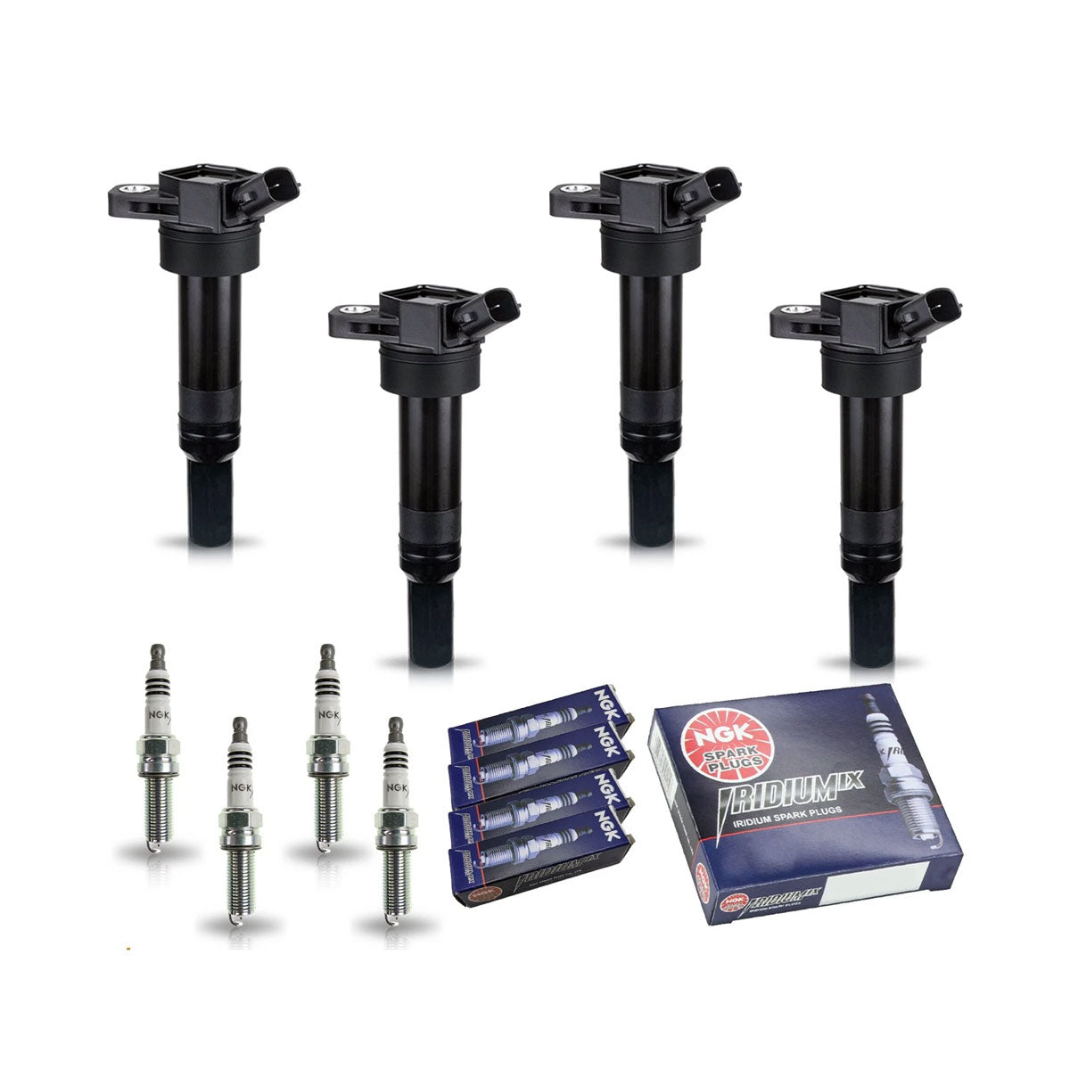 Ignition Coil & Iridium Spark Plugs for Kia Forte Koup Forte5 (2014-2018) 1.8L 2.0L I4