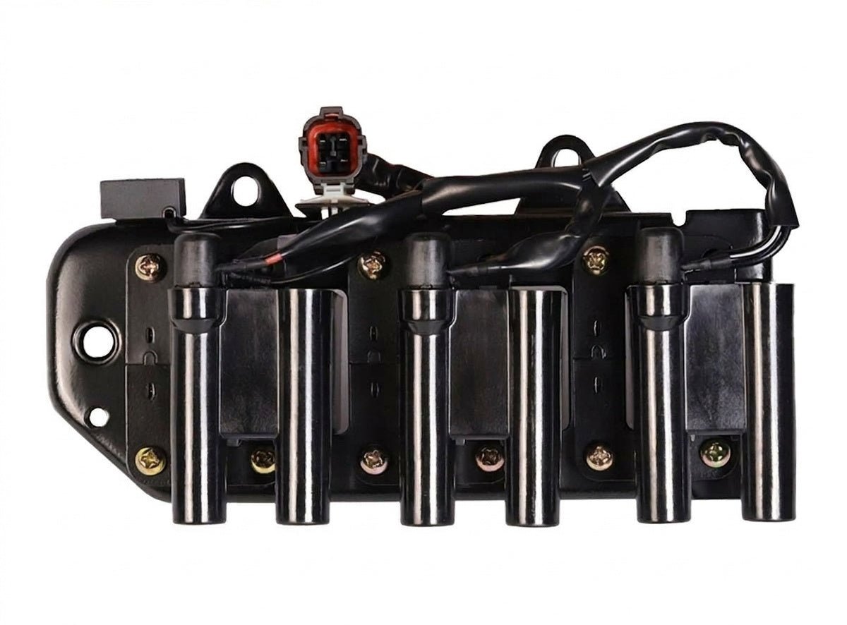 Ignition Coil + Iridium Spark Plugs for Kia Optima (2004-2005) 2.7L