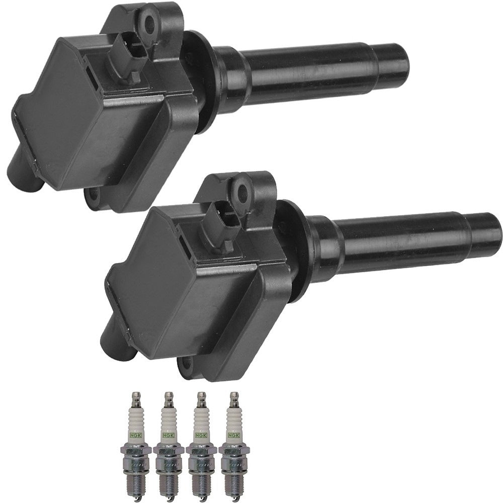 Ignition Coil + Iridium Spark Plugs for Kia Sportage (1995-2002) 2.0L