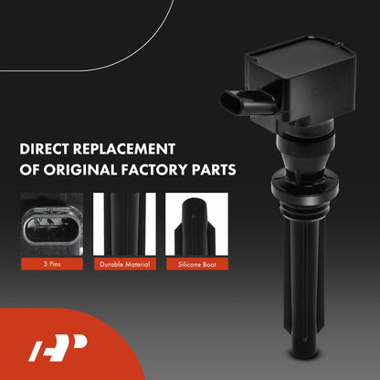Ignition Coil & Iridium Spark Plugs for Land Rover Range Rover (2018-2022) 5.0L V8